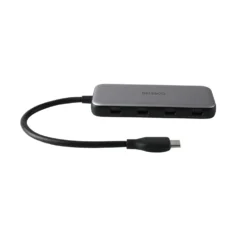 USB-C Hub Deltaco 4-port, 5 Gbps, Power Delivery 100 W