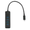 USB-C Hub Deltaco 4x USB-A, 5 Gbps, svart