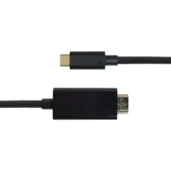 USB-C till HDMI-kabel Deltaco 4K 60Hz, 1m, svart