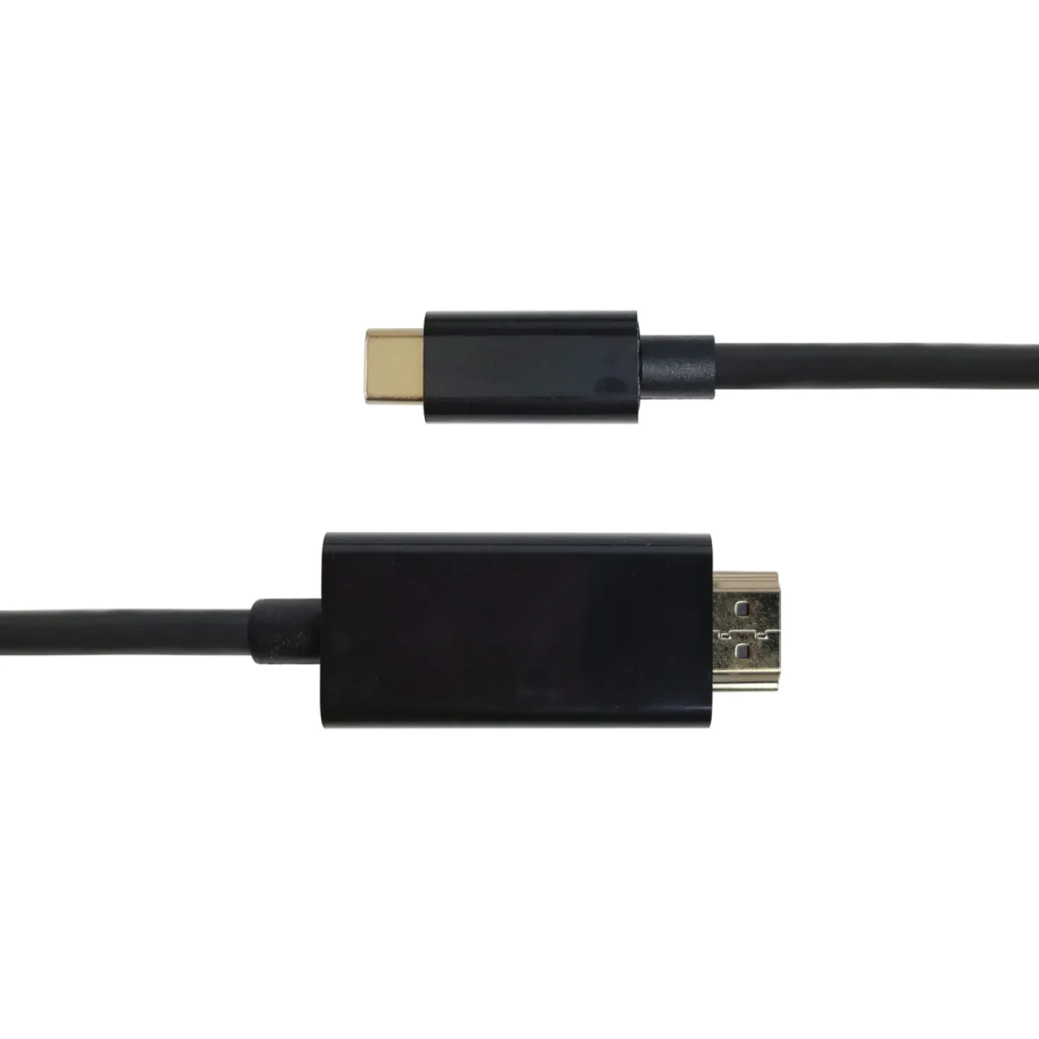 USB-C till HDMI-kabel Deltaco, 2m, 4K 60Hz, svart