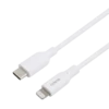 USB-C till Lightning-kabel Deltaco, MFi-certifierad, vit, 2 m