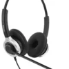 USB-headset Deltaco Office Stereo, brusreducerande mikrofon, Teams-kompatibel