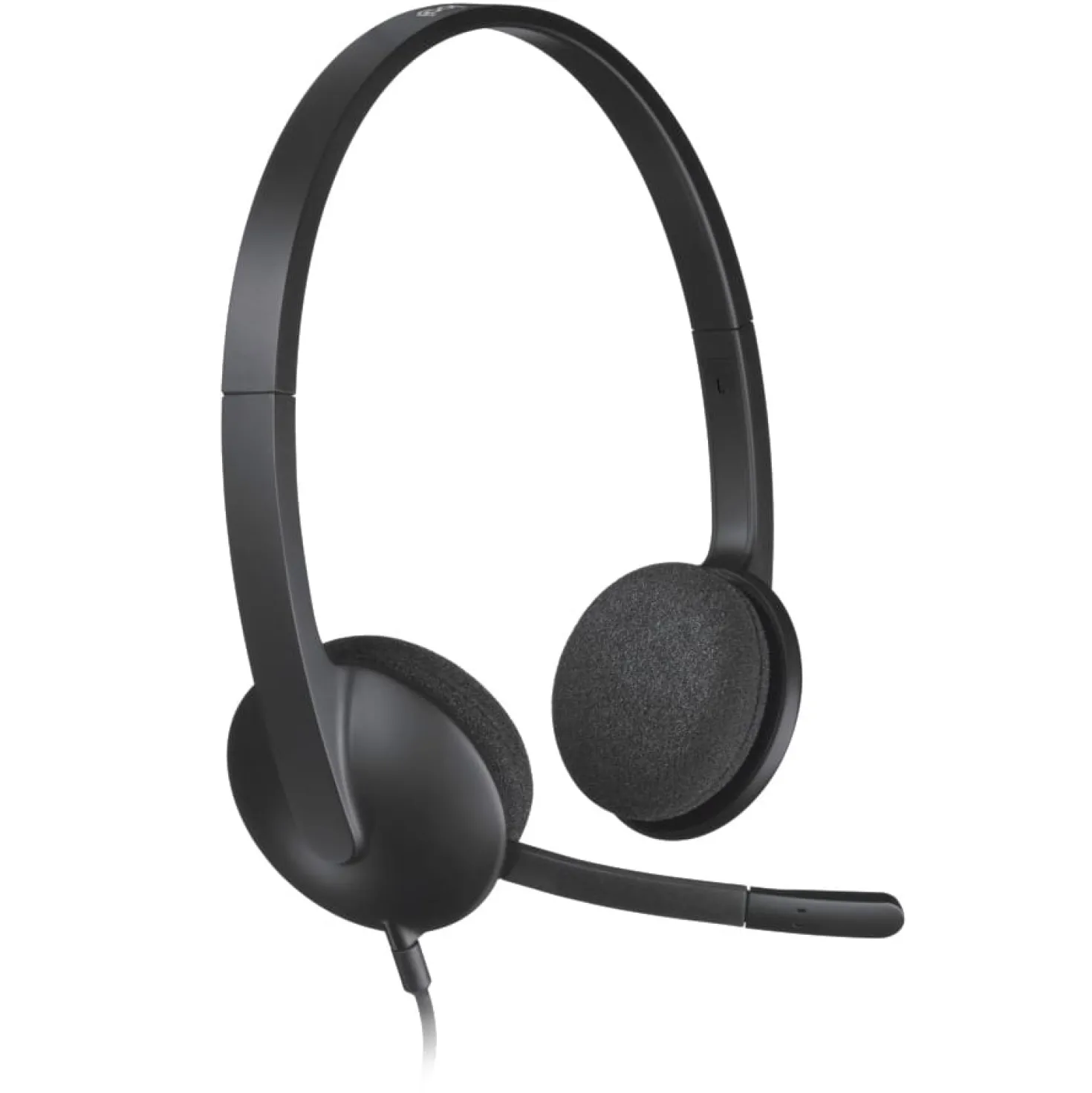 USB-headset Logitech H340, brusreducerande mikrofon, svart