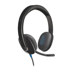 USB-headset Logitech H540, brusreducerande mikrofon, svart
