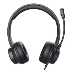 USB-headset Trust HS-201, on-ear, flip-to-mute