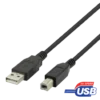 USB kabel Deltaco för skrivare USB-B 2.0 2m svart