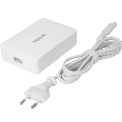 USB-laddare Deltaco Multi 6, 6 portar, USB-C PD 30W, USB-A 18W