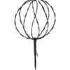 Utomhusdekoration Star Trading Sphere, 64 LED, 30 cm, svart