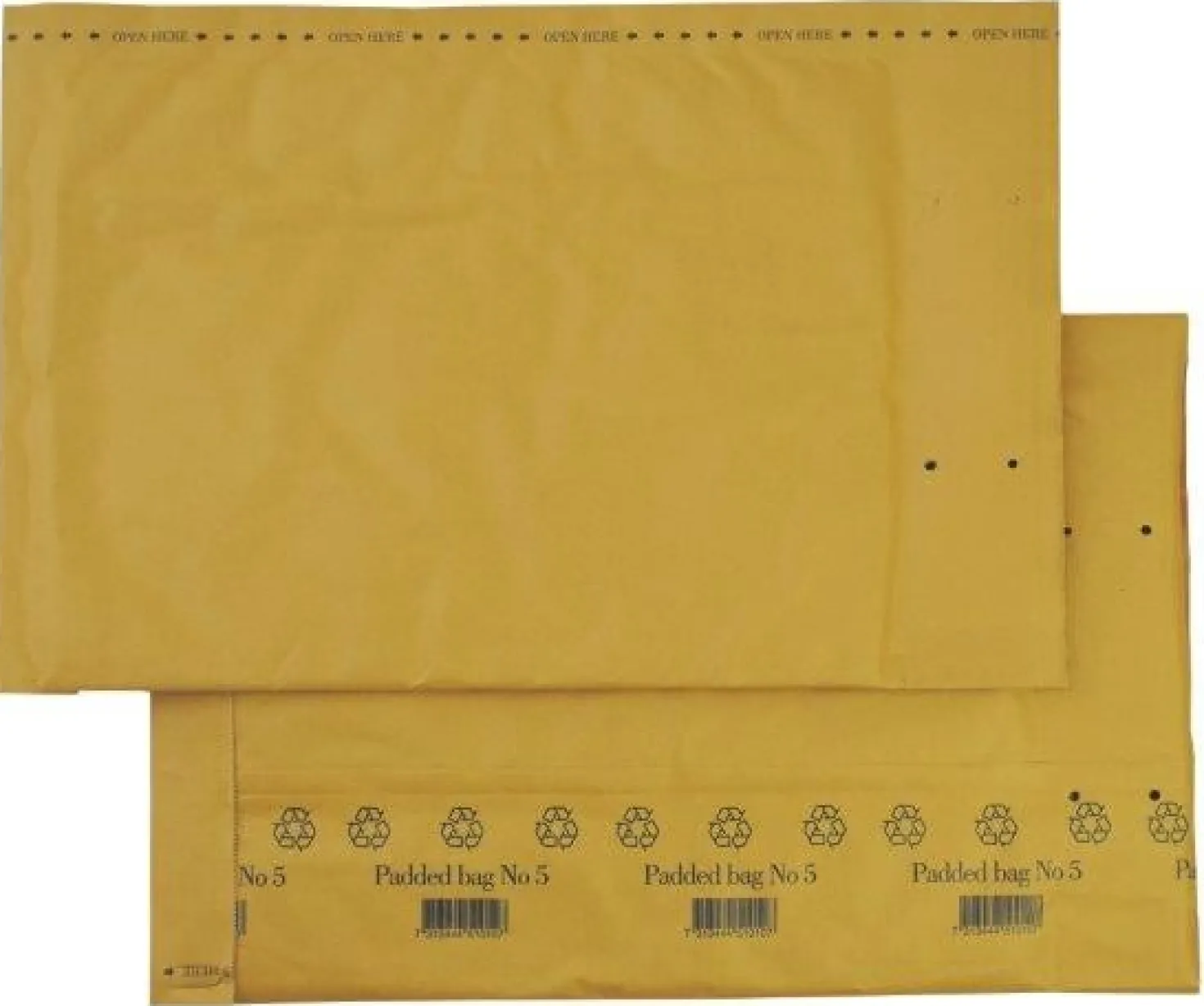 Vadderad påse Jiffy 3, 195 x 343 mm, brun, 100 st
