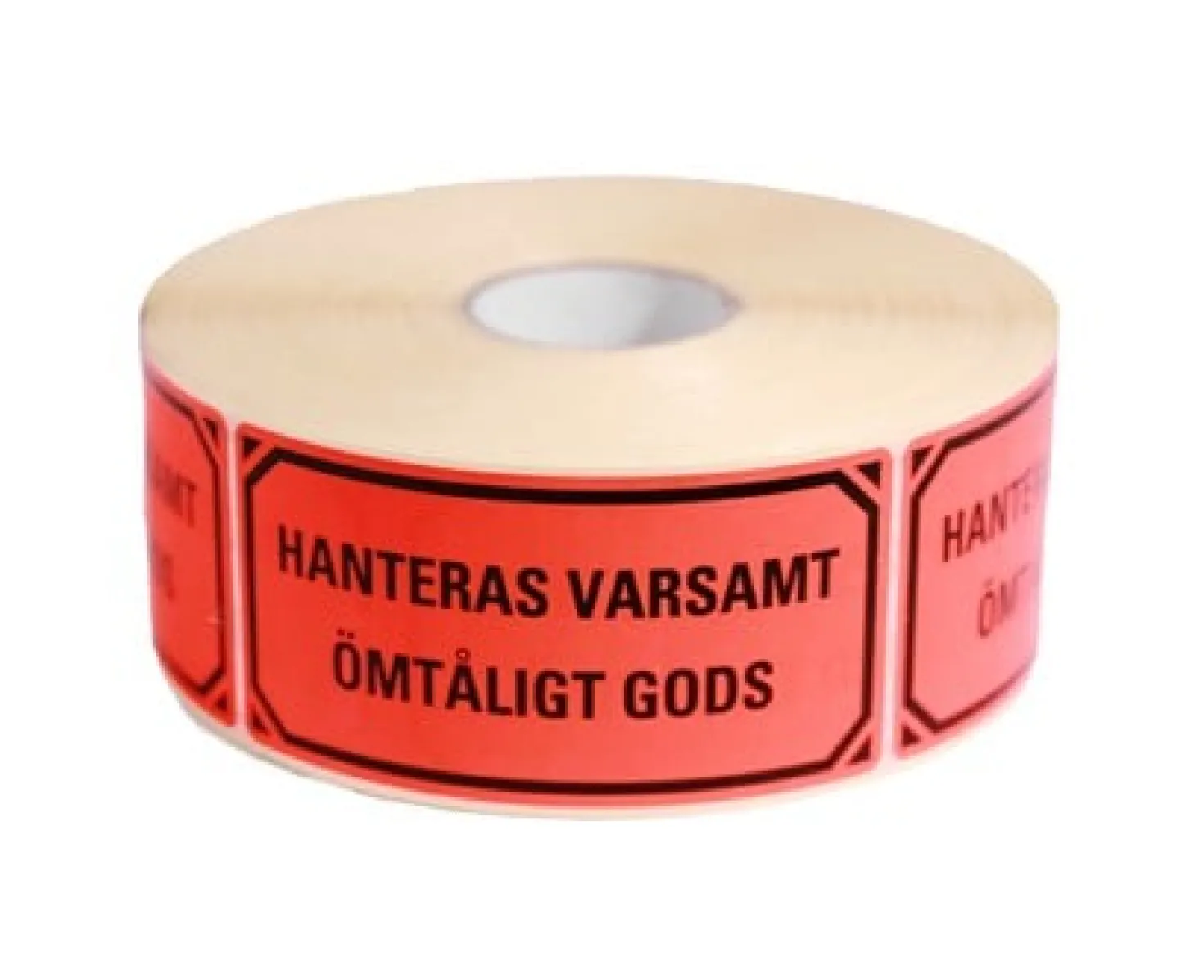 Varningsetikett BNT Office Hanteras Varsamt Ömtåligt Gods, 1000 st