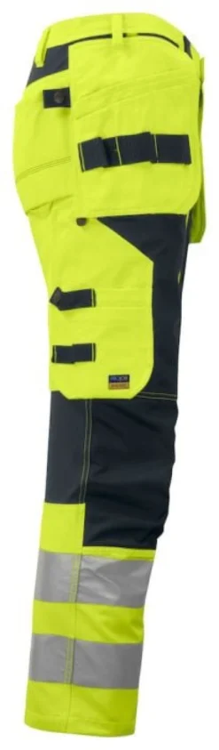 Varselbyxa Projob 6513 Hantverksmodell, gul/svart, Cordura®-förstärkt