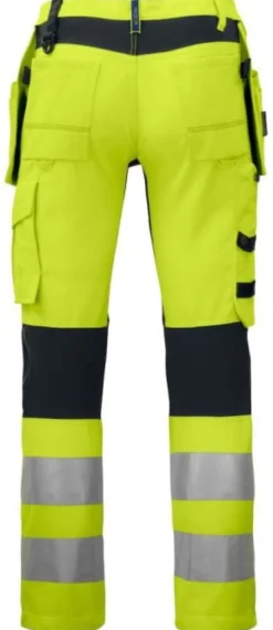 Varselbyxa Projob 6513 Hantverksmodell, gul/svart, Cordura®-förstärkt