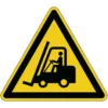 Varseldekal Durable Varning för truckar, gul, ISO 7010