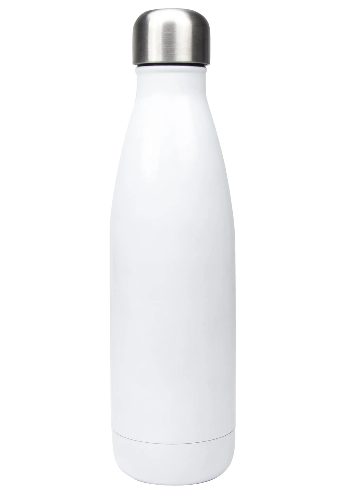 Vattenflaska JobOut Aqua White Vacuumisolerad, 50 cl, vit