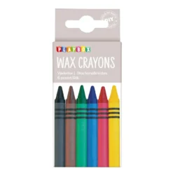Vaxkrita Playbox Smal, basfärger, 6-pack