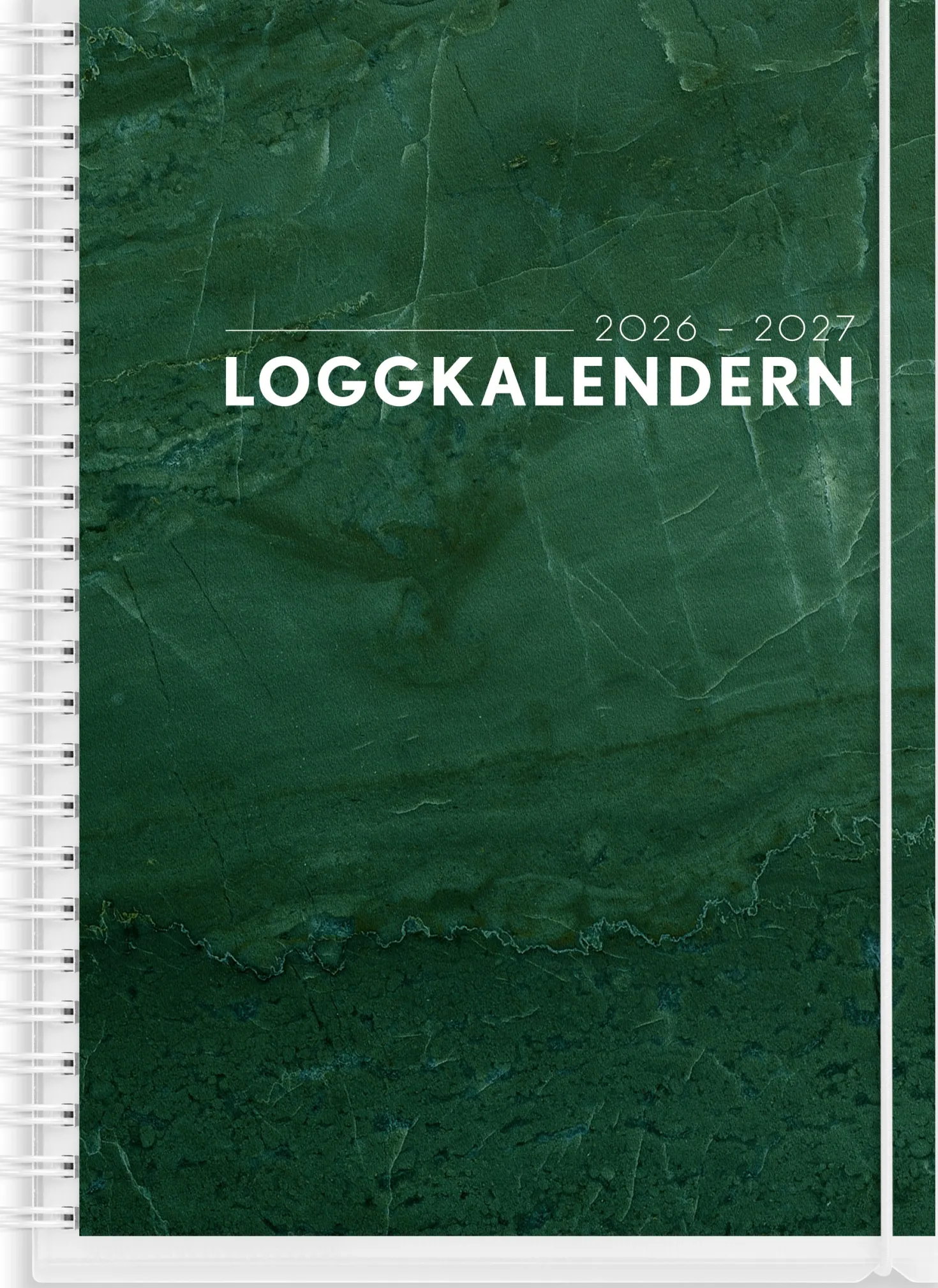 Veckokalender Burde Loggkalendern 1259 A5, spiralbunden, 2026/2027