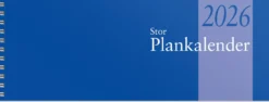 Veckokalender Burde Stor Plankalender, spiralbunden, 96x260mm, 120 sidor