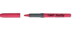 Överstrykningspenna Bic Highlighter Grip, rosa, 1,6-3,2 mm