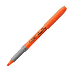 Överstrykningspenna Bic Highlighter Grip, orange, mejselspets 1,3-2,2 mm