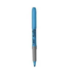 Överstrykningspenna Bic Highlighter Grip, blå, snedskuren spets