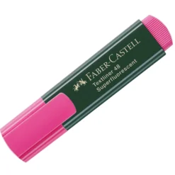 Överstrykningspenna Faber-Castell 1548, rosa, 3 linjebredder