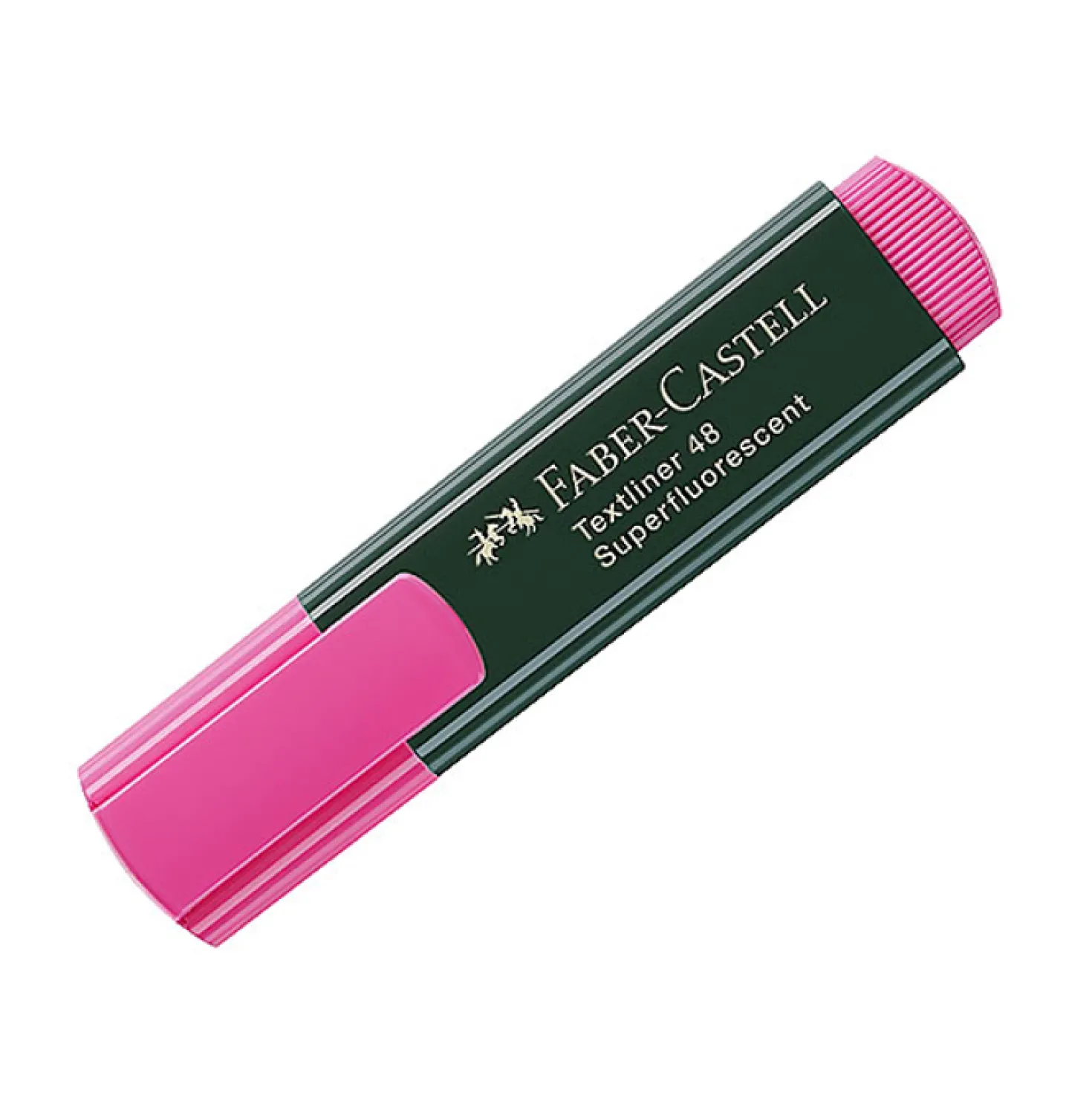 Överstrykningspenna Faber-Castell 1548, rosa, 3 linjebredder
