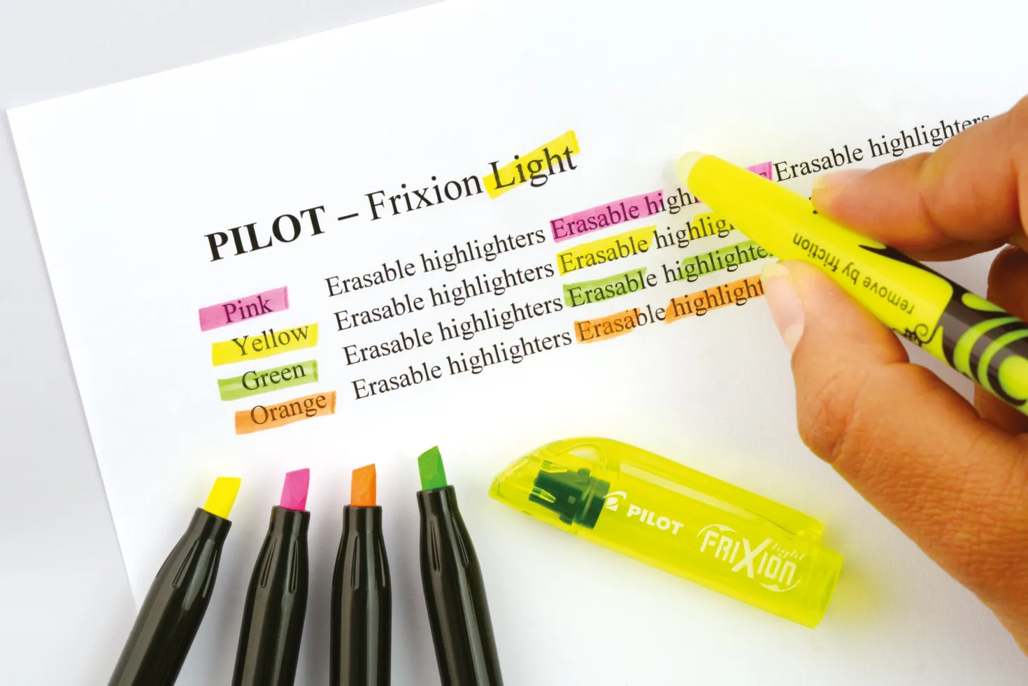 Överstrykningspenna Pilot Frixion Light, raderbar, grön