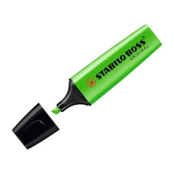 Överstrykningspenna Stabilo Boss, grön, mejselspets 2-5 mm