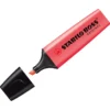 Överstrykningspenna Stabilo Boss, röd, 2,5 mm spets