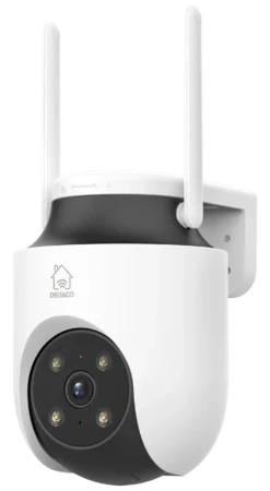 Övervakningskamera Deltaco Smart Home IPC18, 3MP, pan och tilt, vit