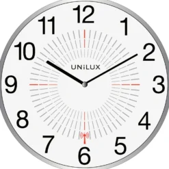 Väggklocka Unilux Outdoor Radiostyrd, vattentät, Ø 35,5 cm