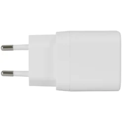 Väggladdare Deltaco USB-C Samsung Superfast Charging, vit