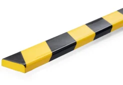 Väggskydd Durable S10, självhäftande, svart/gul