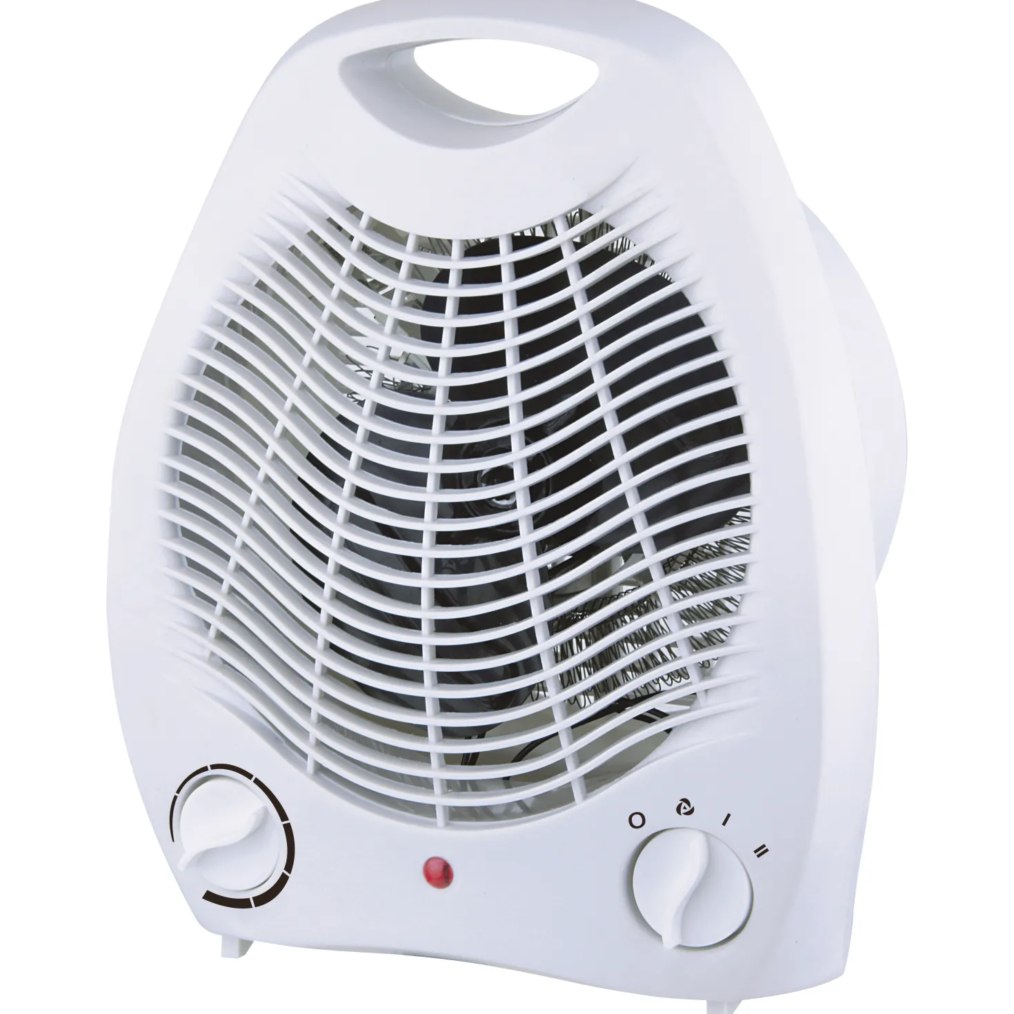 Värmefläkt Gelia 2000W, termostat, vit