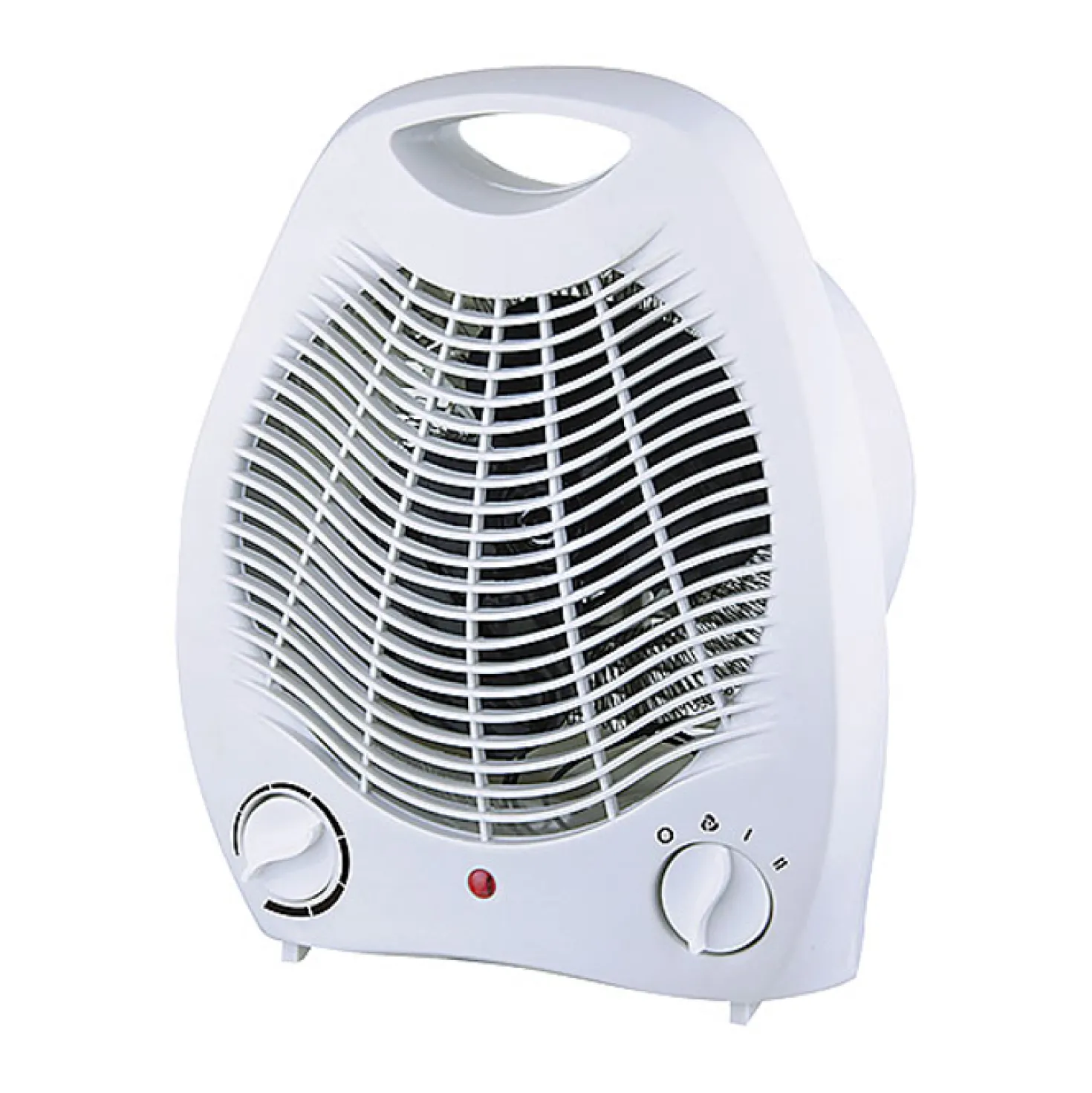 Värmefläkt Gelia 2000W, termostat, vit