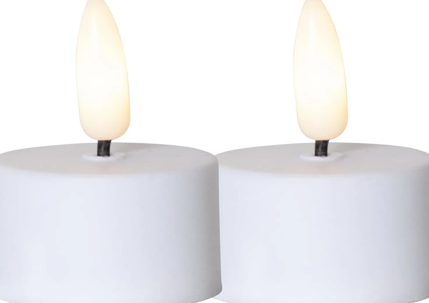 Värmeljus LED Star Trading Flamme 3D-flamma, timer, 2-pack