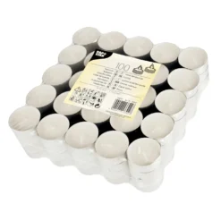 Värmeljus Papstar Paraffin, 4,5h brinntid, Ø 39x16 mm, 100 st