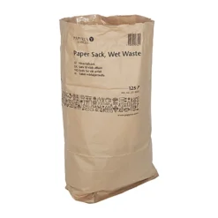 Våtavfallssäck med PE-foder 125L, 25 st