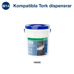 Våtdukar Tork Handrengöring Refill, parfymfri, 4x