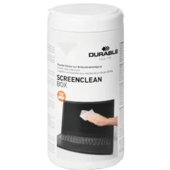 Våtduk Durable Screenclean, alkoholfri, antistatisk, 100 st