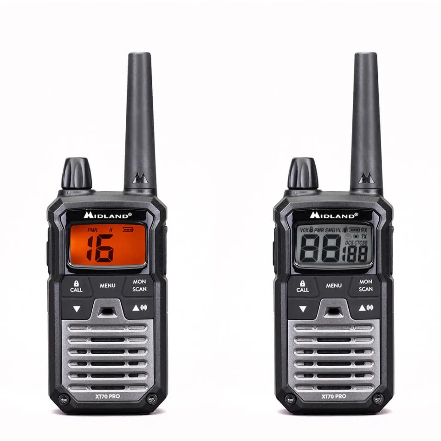Walkie Talkie MIDLAND XT70 Pro Duo, 101 kanaler, 12 km, IPX4