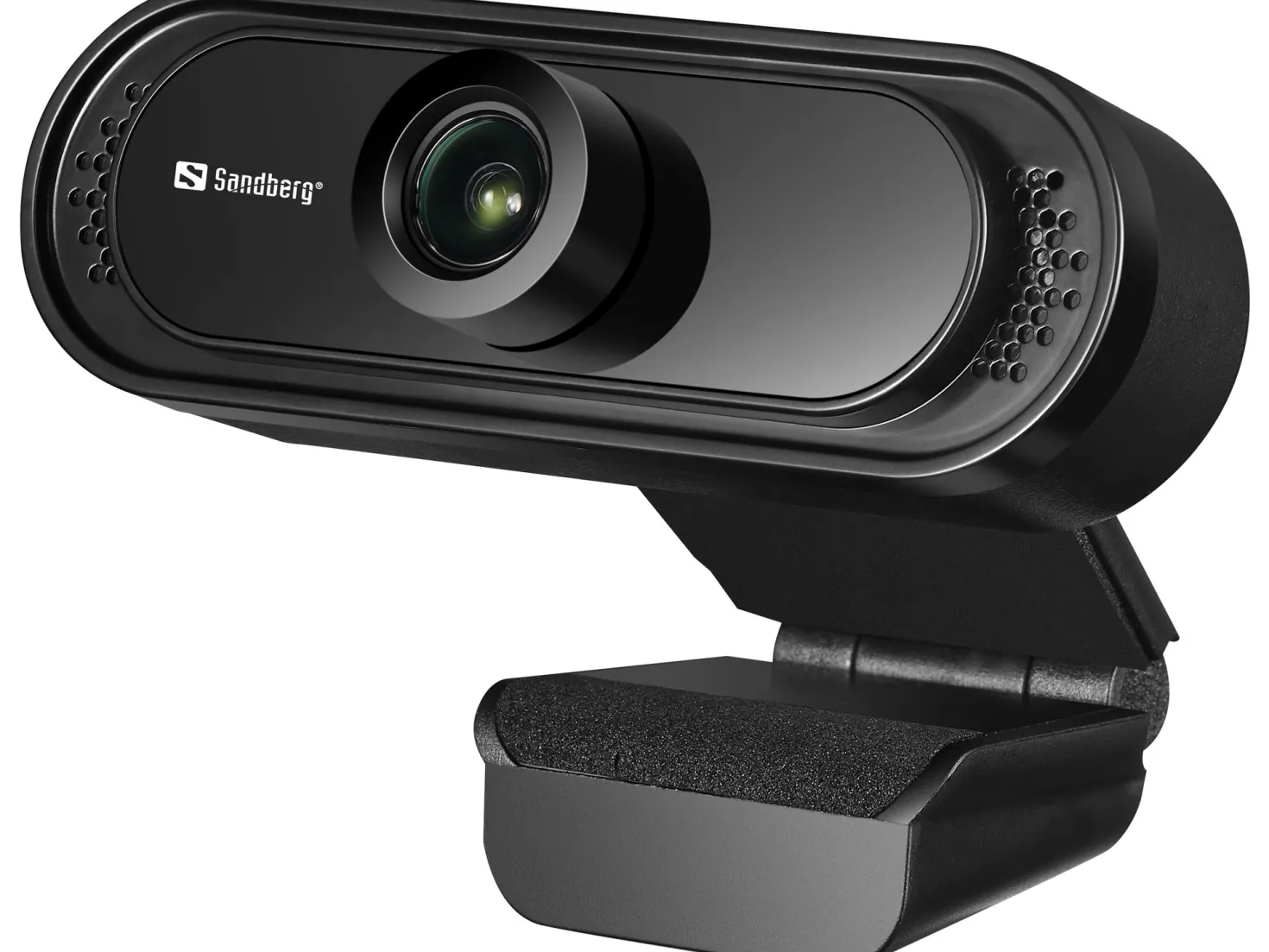Webbkamera Sandberg USB Webcam Saver, 1080P Full HD, svart