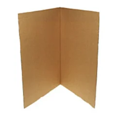 Wellpappark 1500x1100 mm, 4 mm, 3-lags, vikning i mitten