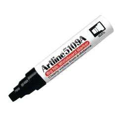 Whiteboardpenna Artline 5109A Bignib, snedställd spets, svart