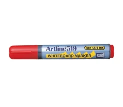 Whiteboardpenna Artline 519, röd, mejslad spets 2,0–5,0 mm