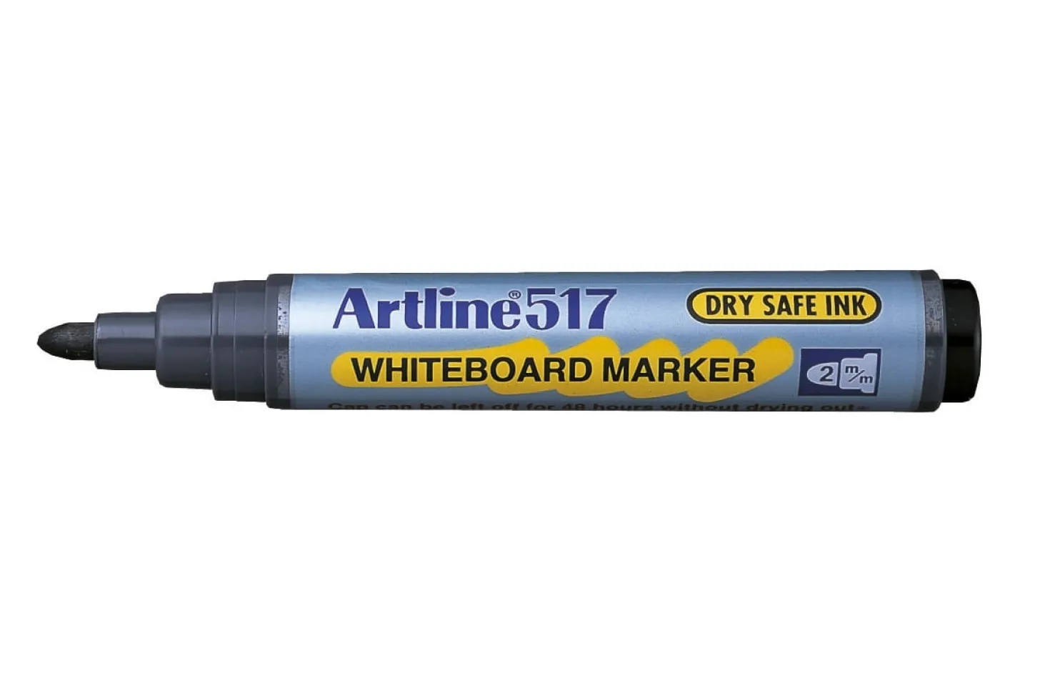 Whiteboardpenna Artline 517, svart, konisk 3 mm spets
