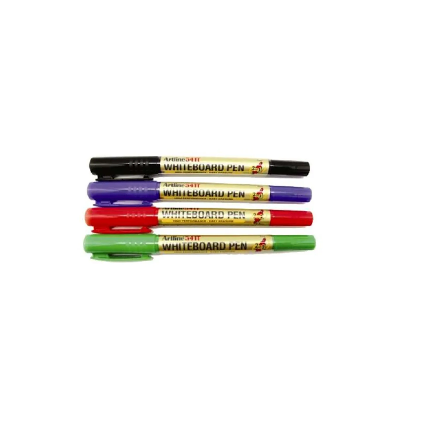 Whiteboardpenna Artline 541T Dubbelspetsad, 4-set, blandade färger