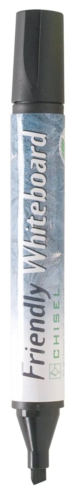 Whiteboardpenna Friendly Kilspets, svart, 2-5 mm