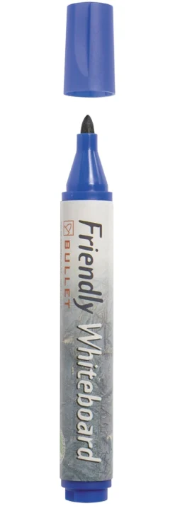 Whiteboardpenna Friendly Kulspets, blå, 1,5-3 mm