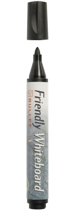 Whiteboardpenna Friendly Medium, svart, 1,5-3 mm, 1300 m skrivlängd